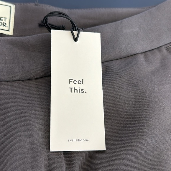 Swet Tailor Everyday Chino Short Men's 30‎ Gray Stretch New Comfort Classic - Picture 6 of 11